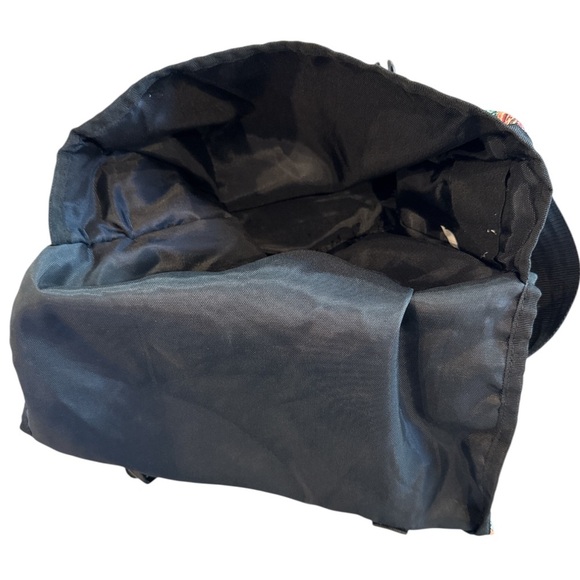 House of Blues Help Ever Hurt Never Multicolored Canvas Messenger Crossbody Bag - Picture 7 of 14